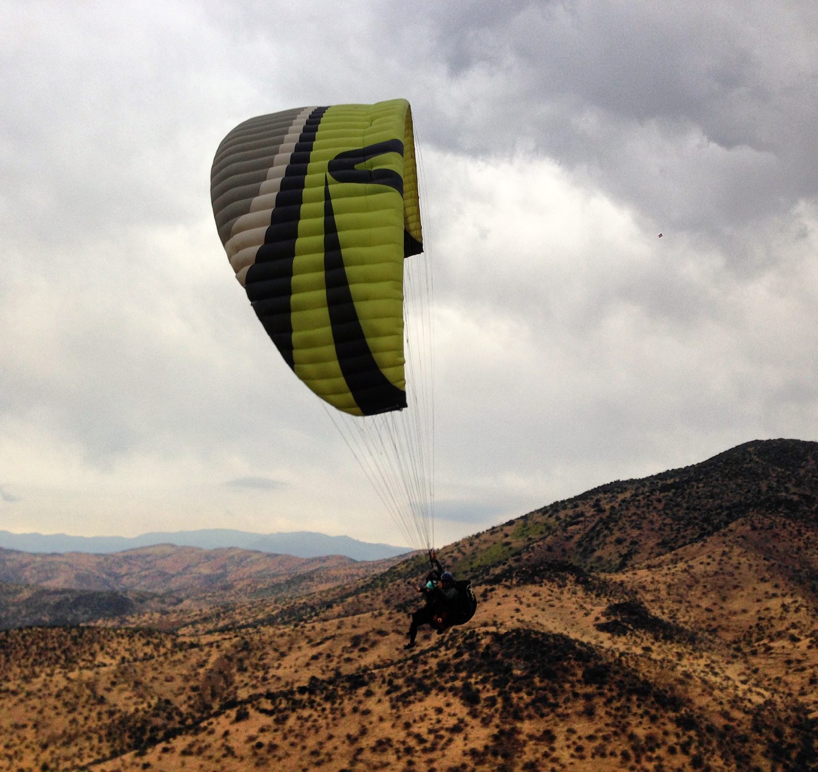 Parapente temporada baja
